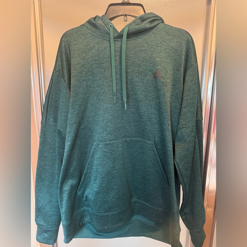 Adidas Green Sweatshirt Hoodie